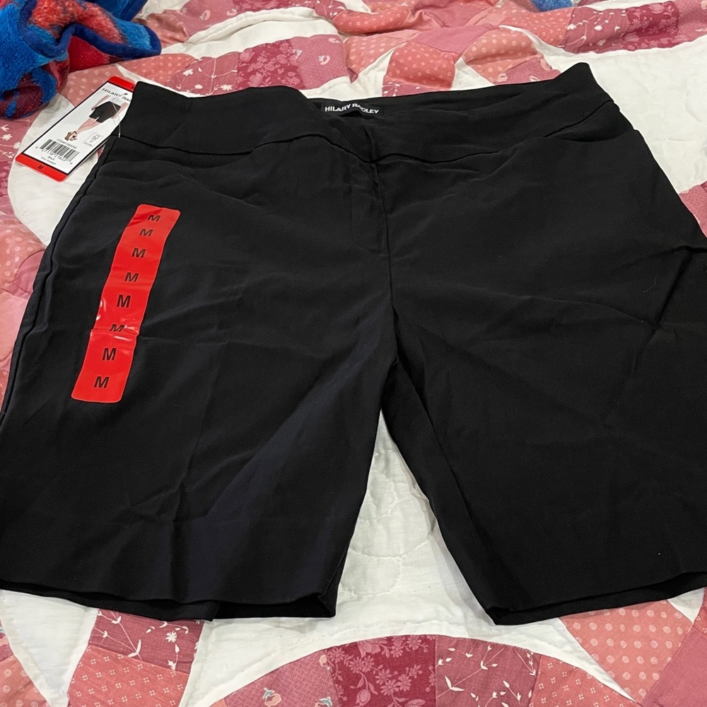 Hilary Radley Classic Black Women's Bermuda Shorts